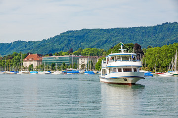 Excursion ship, Lake Zurich, Switzerland