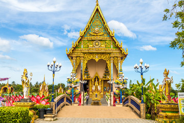 Fototapeta na wymiar Wat Plai Laem , Koh Samui