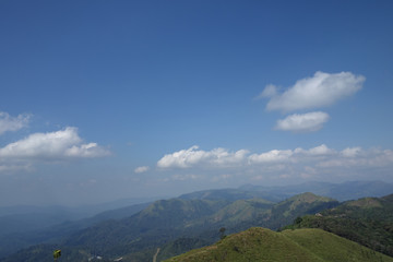 blue sky with cloud.The vast blue sky and clouds sky