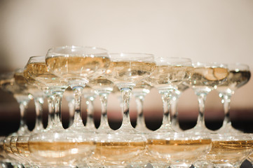 champagne glasses