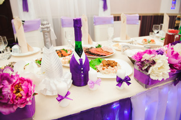 wedding banquet in a restaurant