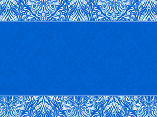 Blue abstract pattern.