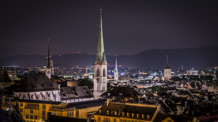 Fototapeta premium Zürich city