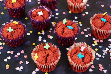 Chocolate muffins 