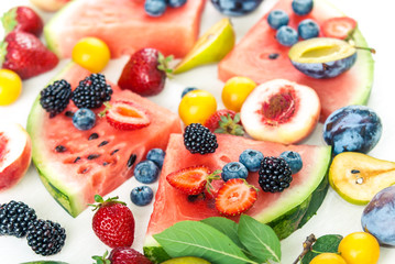 variation of summer berry