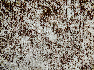 Old decaying cement wall with red mold texture