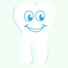 teeth icon dentist flat vector symbol. For mobile user interface