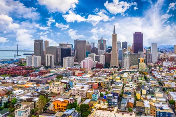 Foto op Aluminium San Francisco, California, USA Skyline © SeanPavonePhoto