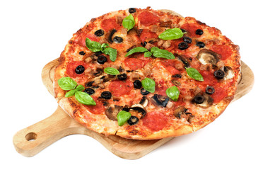 Pepperoni and Mushrooms Pizza