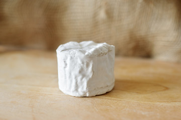 Buch cheese with white mold