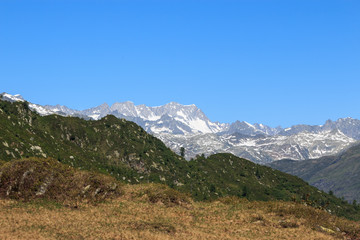 paesaggio in Alta Levantina, Svizzera