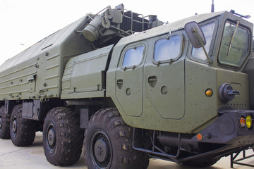 Obraz premium military trucks