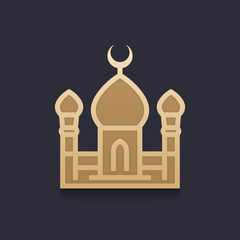 mosque vector illustration