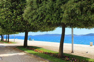 Bord de mer, Zadar, Croatie