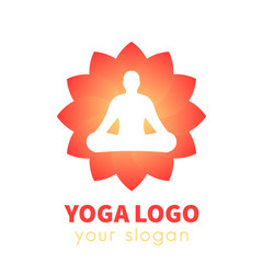 yoga vector logo