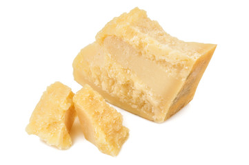 pieces of parmesan