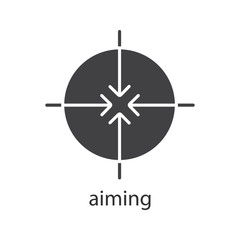 Aiming glyph icon