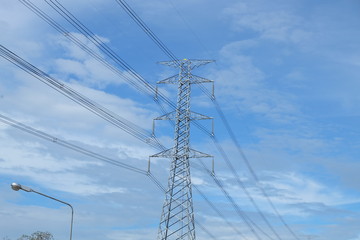 high voltage pole
