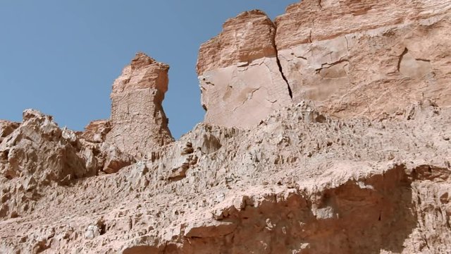 Lot Wife Rock Near Dead Sea, Israel