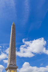 Luxor Obelisk at Place de la Concorde in Paris