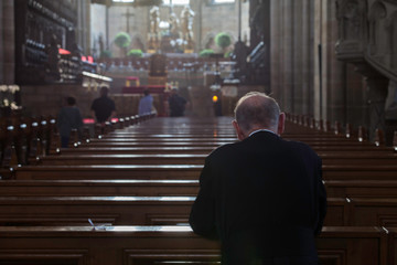priest in church