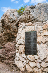 Bronze plaque of Paul's Speech in Athens © vvoe