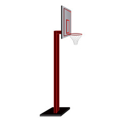 Naklejka premium Isolated basketball net
