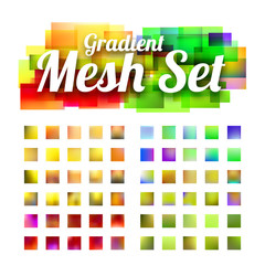 Set of gradient meshes for your design