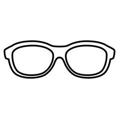 Fototapeta premium glasses 3d isolated icon vector illustration design