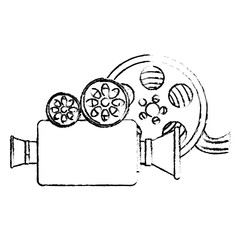 Fototapeta premium camera cinema isolated icon vector illustration design