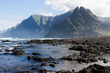 punta del fronton, punta de hidalgo, tenerife, canary