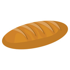 delicious bread isolated icon vector illustration design