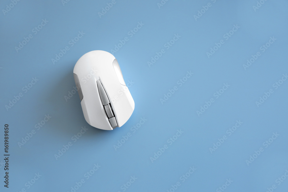 Sticker Computer mouse on grey background