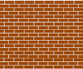 background of brick wall made of brown bricks