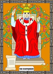 Fototapeta premium the hierophant card