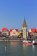 Fototapeta premium Lindau mit Mangturm