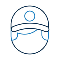 delivery worker avatar character vector illustration design