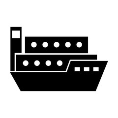 ship cargo isolated icon vector illustration design