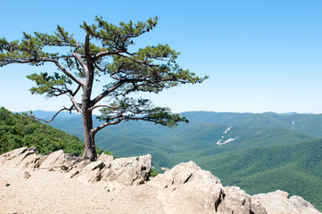 Raven's Roost Overlook, Blue Ridge Parkway Mountains