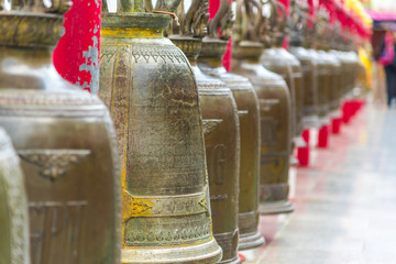 Large Bells in the Buddhist temples.