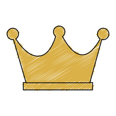 king crown isolated icon vector illustration design