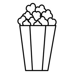 pop corn isolated icon vector illustration design