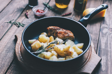Roasted Chicken And Potato