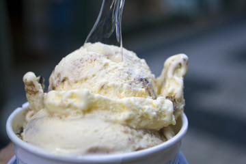 Ice cream in a cup