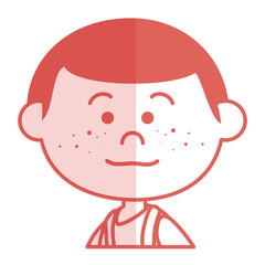 cute little boy character vector illustration design