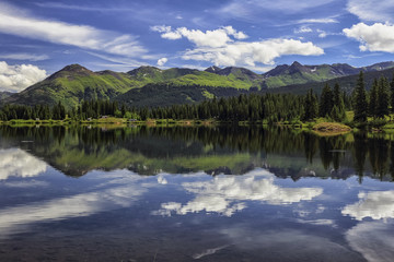 Fototapeta na wymiar Molas Lake, San Juan Mountains, Colorado
