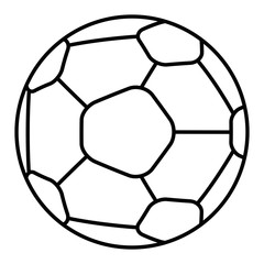 Obraz premium soccer balloon isolated icon vector illustration design