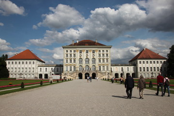 Naklejka premium Castle courtyard