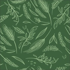 Vector Agriculture Seamless Pattern - 162000244
