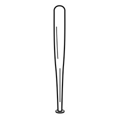 baseball equipment isolated icon vector illustration design